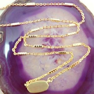 Kendra Scott gold tone necklace